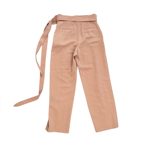 Aritzia Wilfred Feuille Pants Front Tie Belted Wide Leg High Rise Waist - Picture 5 of 6